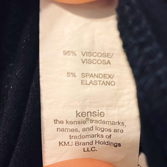 KENSIE CASUAL BLACK SOFT FLOWY DRESS XL - Picture 4 of 5